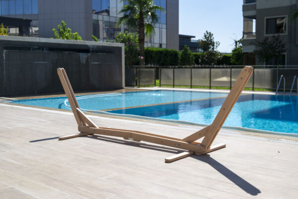 UGLI Ahşap Hamak Standı İskelet Havuz