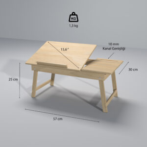 UGLI Katlanabilen Laptop Sehpası Ebatlar